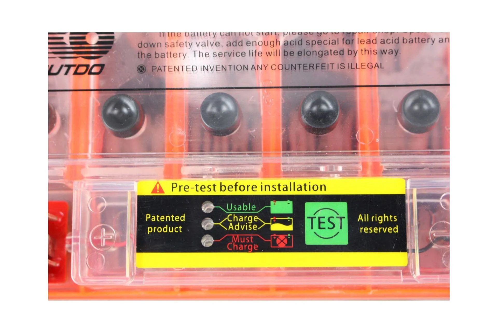 Аккумулятор гелевый с индикатором YTX9A-BS IGEL, Outdo