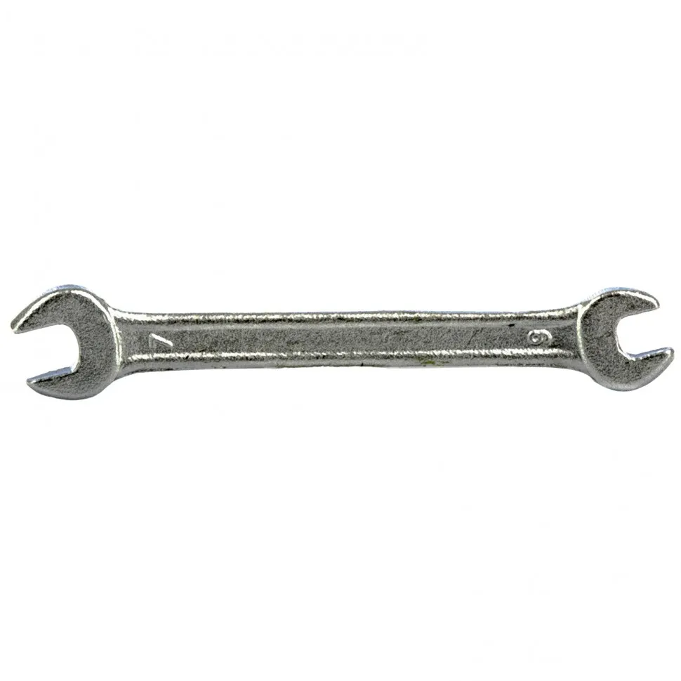 Ключ рожковый, 6 х 7 мм, хромированный// Sparta 144305
