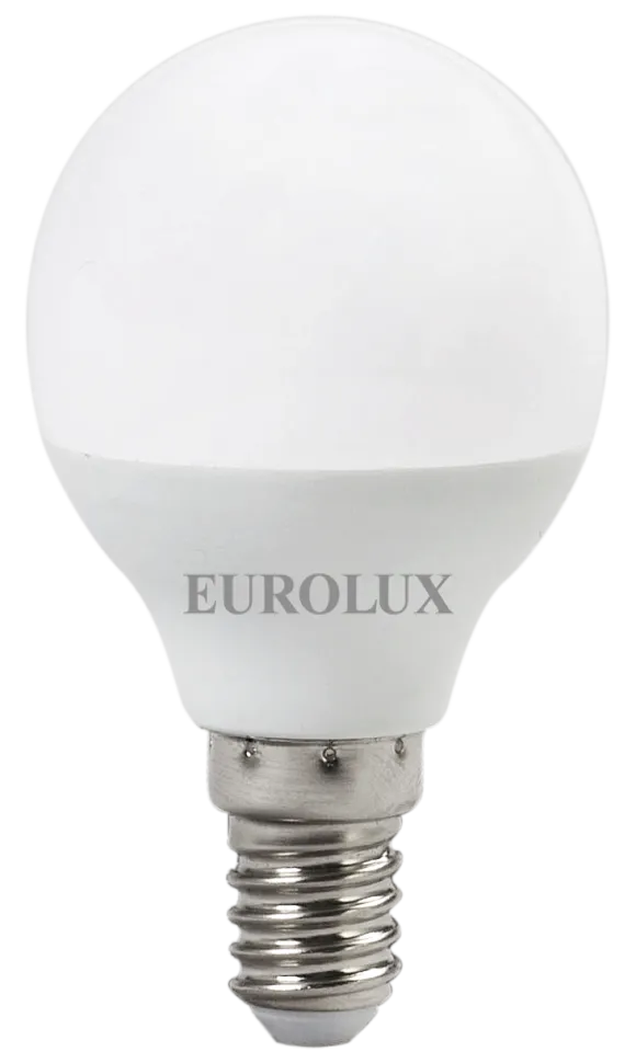 Лампа светодиодная EUROLUX LL-E-G45-7W-230-2,7K-E14 76/2/5