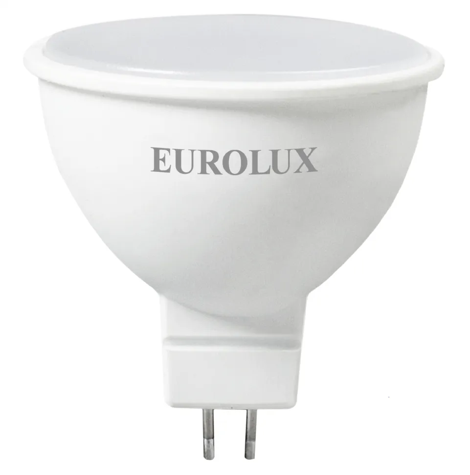 Лампа светодиодная EUROLUX LL-E-MR16-7W-230-2,7K-GU5.3 76/2/23