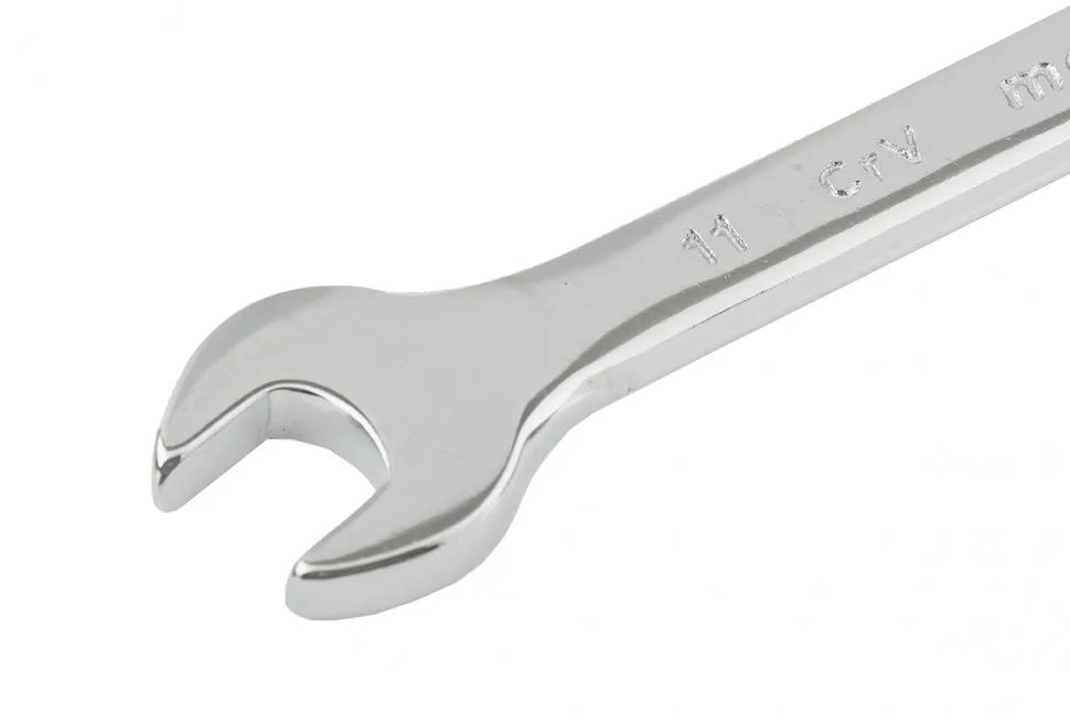 Ключ комбинированный, 11 мм, CrV, полированный хром// Matrix 15155