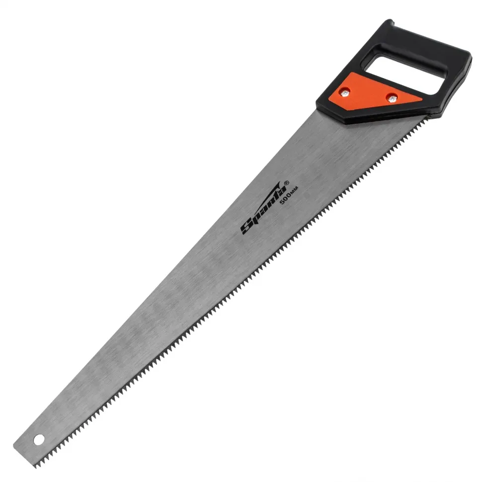Ножовка по дереву, 500 мм, 5-6 TPI, каленый зуб, пластиковая рукоятка// Sparta 232365