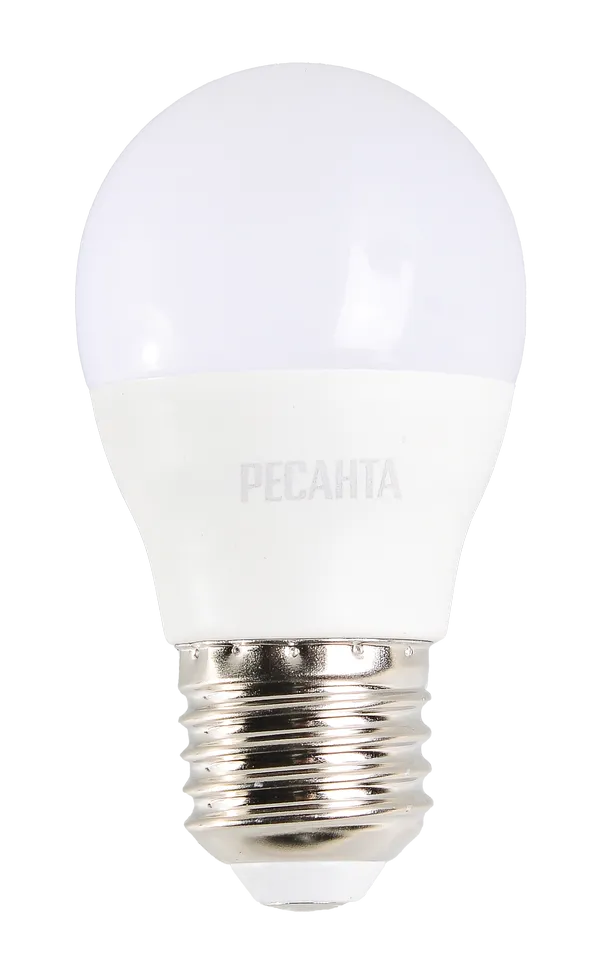 Лампа светодиодная Ресанта LL-R-G45-7W-230-4K-E27 76/1/73